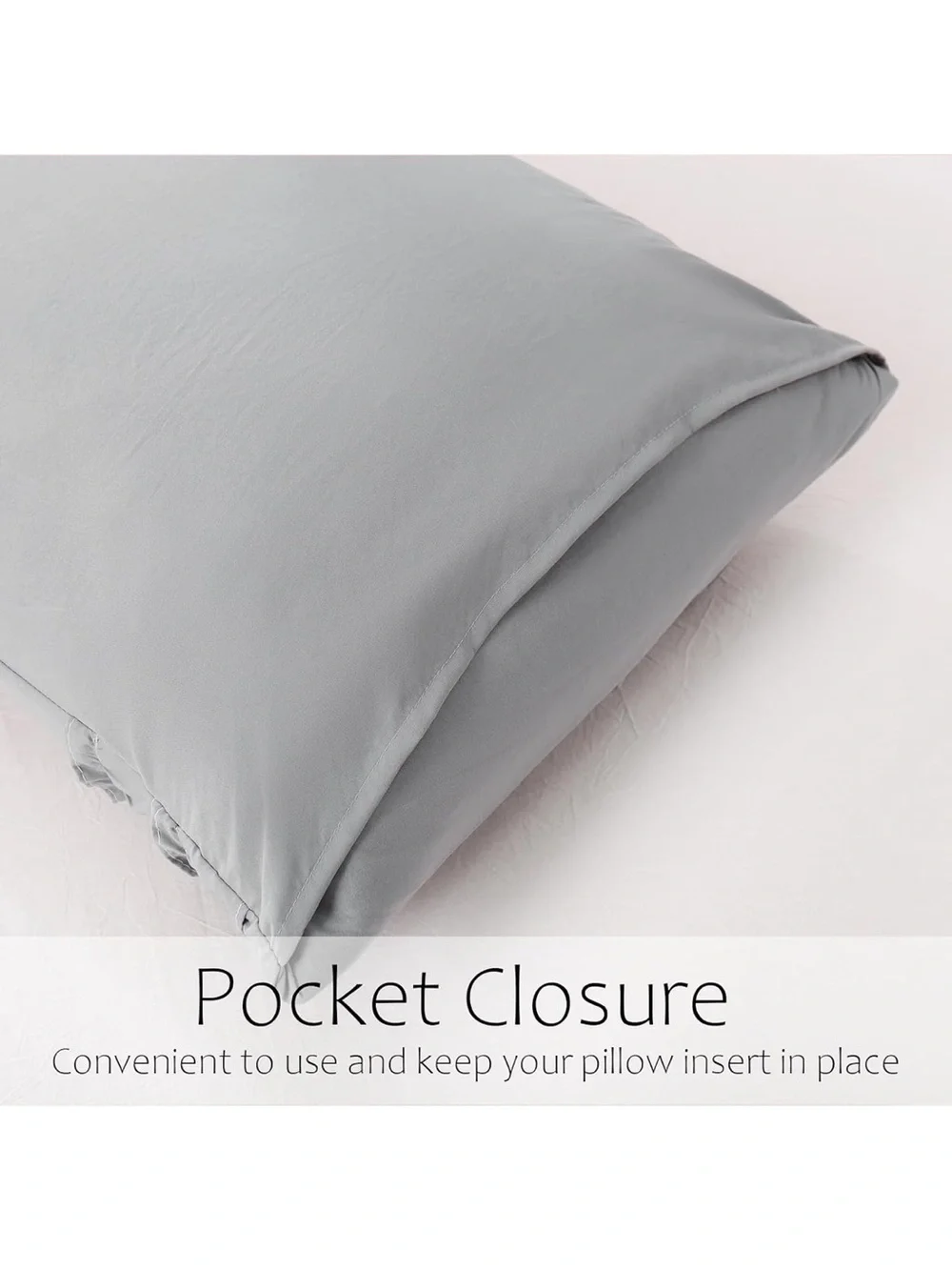 Grey Ruffle Pillow Shams,Queen Size Pillowcase Set Of 2,20x30 2367/bb8-1